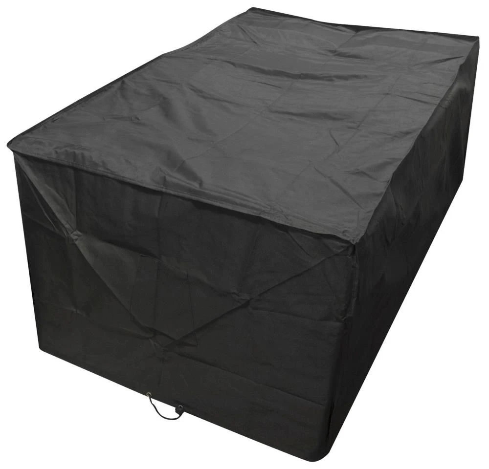 Woodside Black L Shape Outdoor Dining Waterproof Patio Set Cover Rattan - Image 10