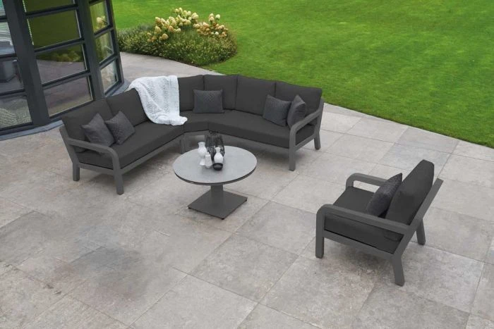 Norfolk Leisure Timber Round Lounge Corner Set - Image 2