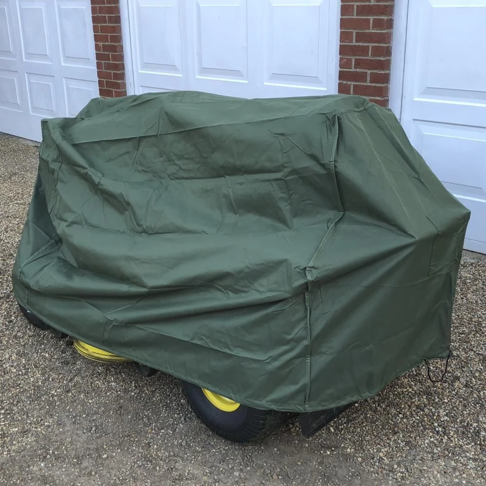 Woodside Green Outdoor Ride On Lawn Mower Waterproof Protective Cover - Image 3