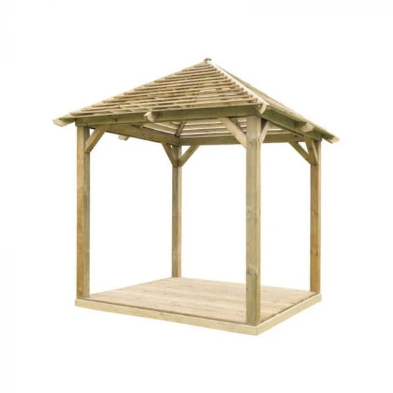 Forest Garden Venetian Pavillion With Decking - Home Delivery - Image 2