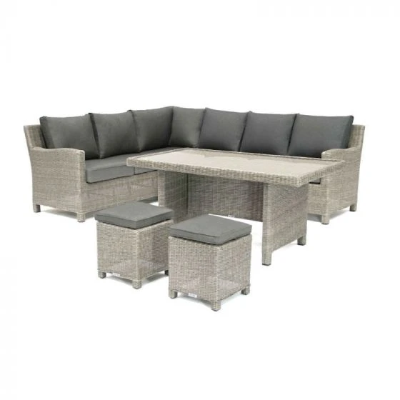 Kettler Casual Dining® Palma Corner Set Whitewash - Image 2