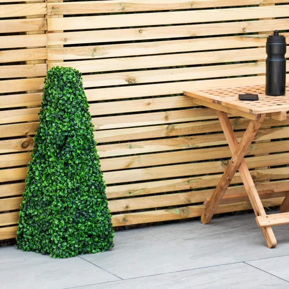 Woodside Topiary Obelisk Leaf Effect, Green 2ft Indoor Outdoor Decor (pack Of 2) - Image 6