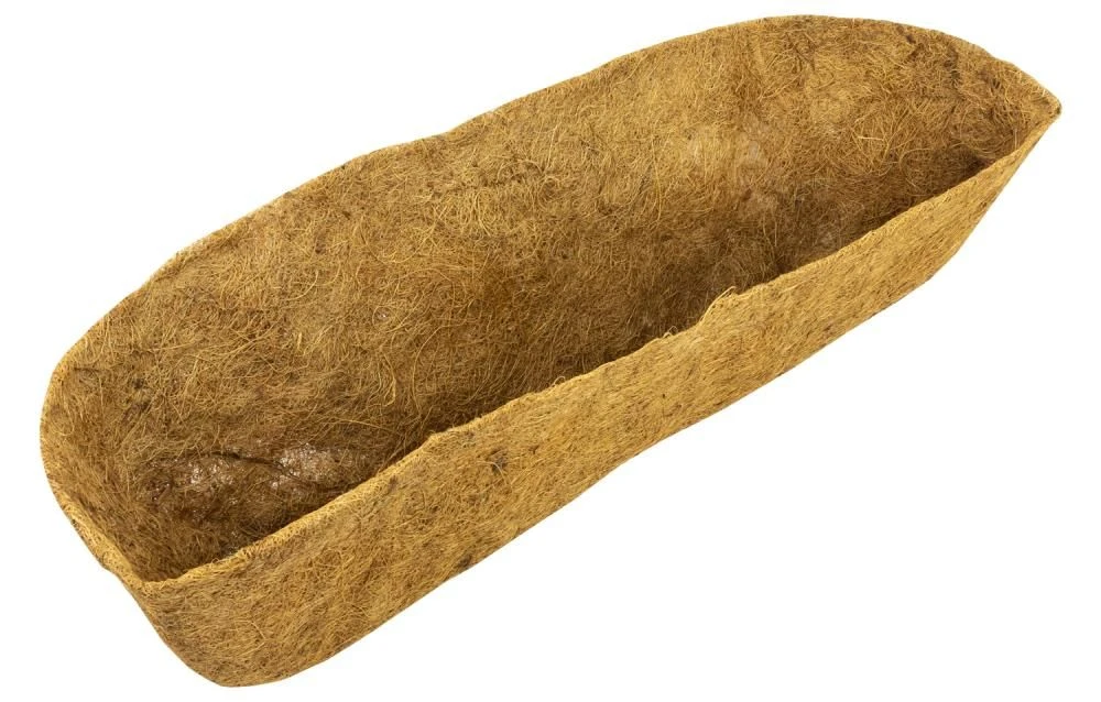 Woodside Extra Deep Natural Coco Fibre Wall/Window Trough Replacement Liners, 60cm, Pack Of 5 - Image 2