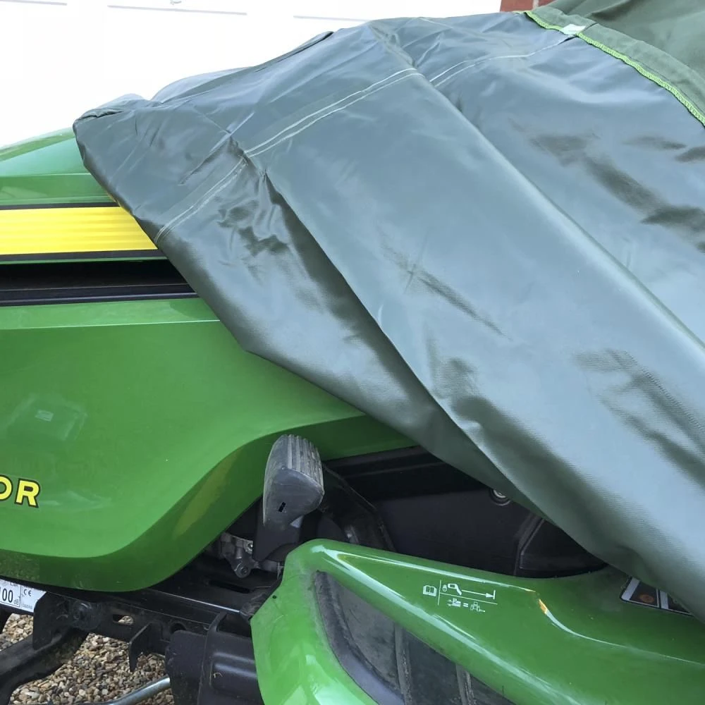 Woodside Green Outdoor Ride On Lawn Mower Waterproof Protective Cover - Image 4