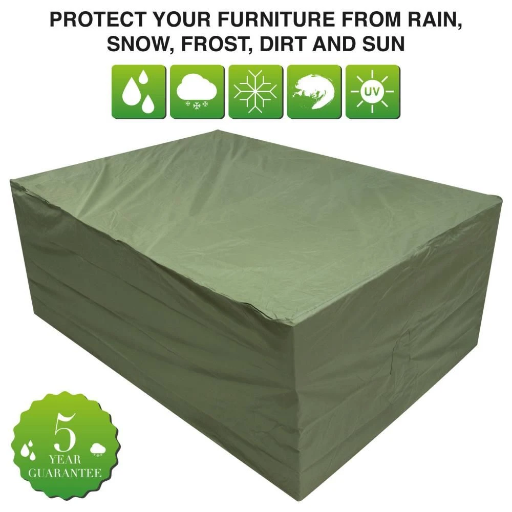 Oxbridge Green 8-10 Seater Waterproof Outdoor Garden Patio Set Furniture Cover