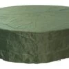 Woodside 8-10 Green Seater Round Garden Patio Furniture Set Waterproof Cover