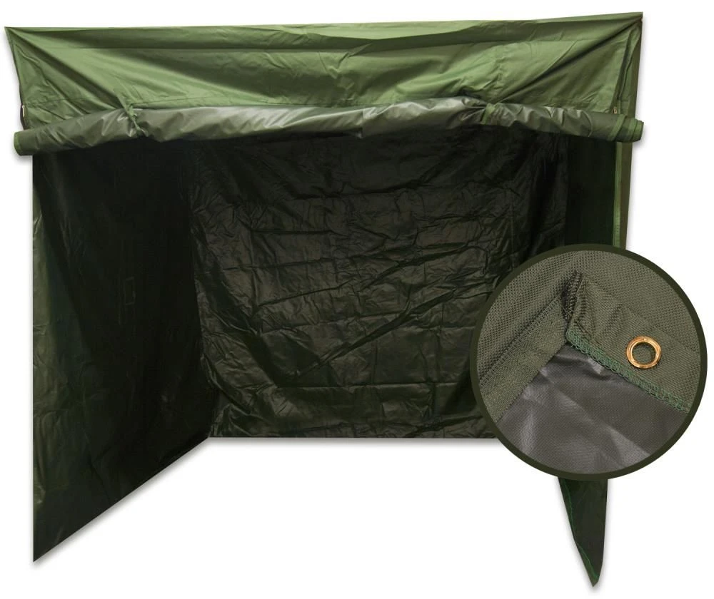 Woodside Waterproof Green 3 Seater Garden Swing Cover Patio Furniture Set - Image 3