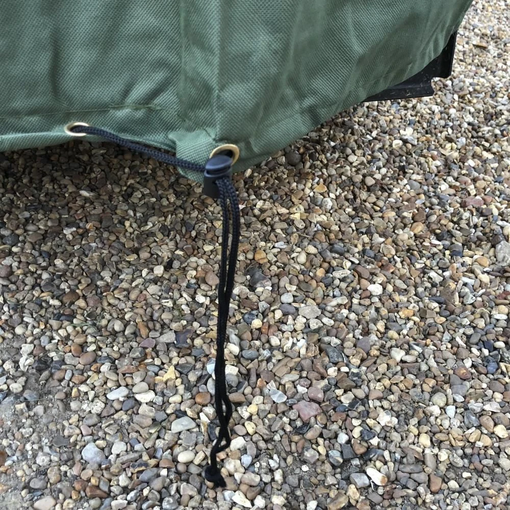 Woodside Green Outdoor Ride On Lawn Mower Waterproof Protective Cover - Image 8