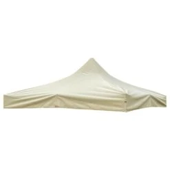 Woodside Replacement Gazebo Roof For 3mx3m Frame, Heavy Duty, Waterproof, Beige