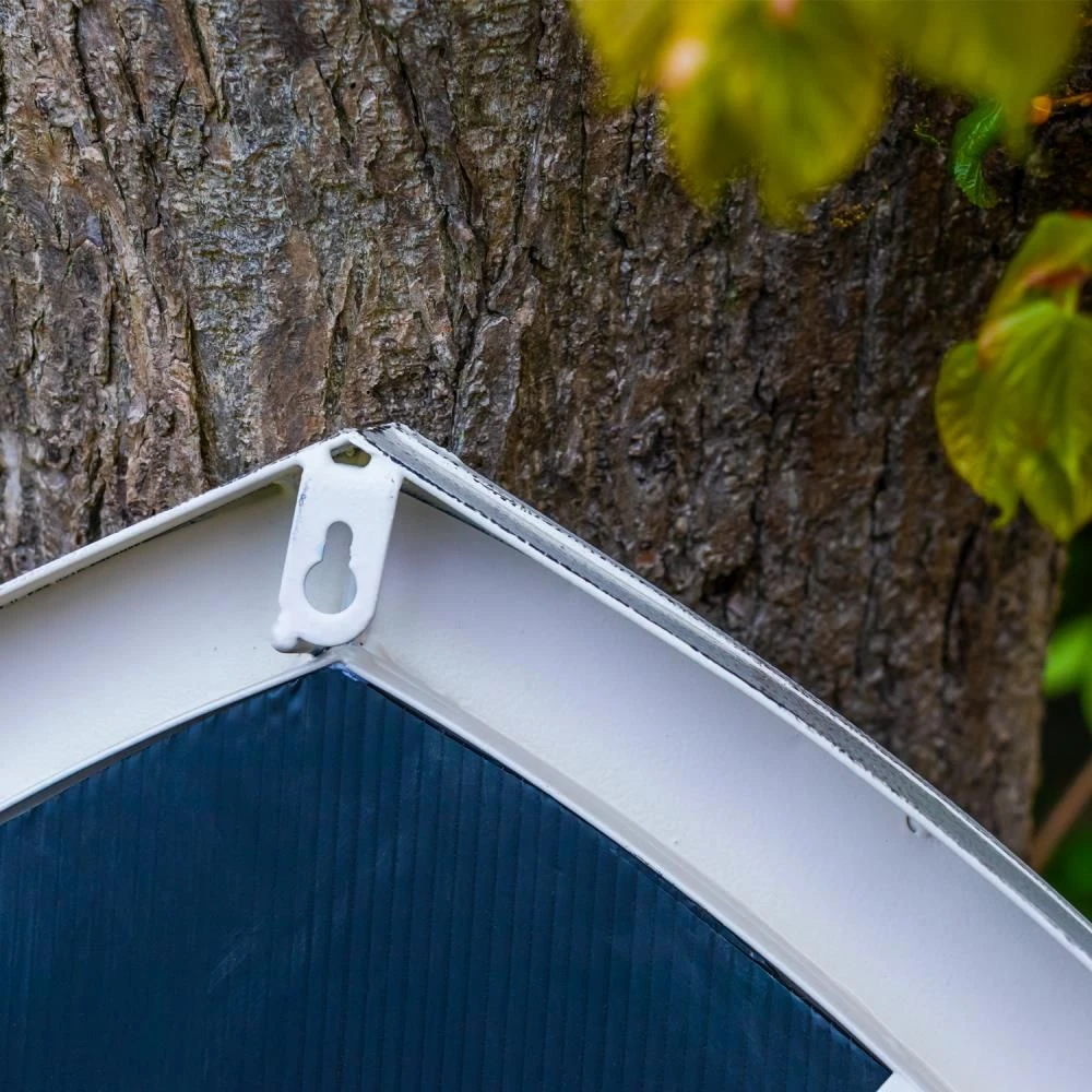 Woodside Selby XL Decorative Arched Outdoor Garden Mirror, W: 60.5cm X H: 111cm - Image 8