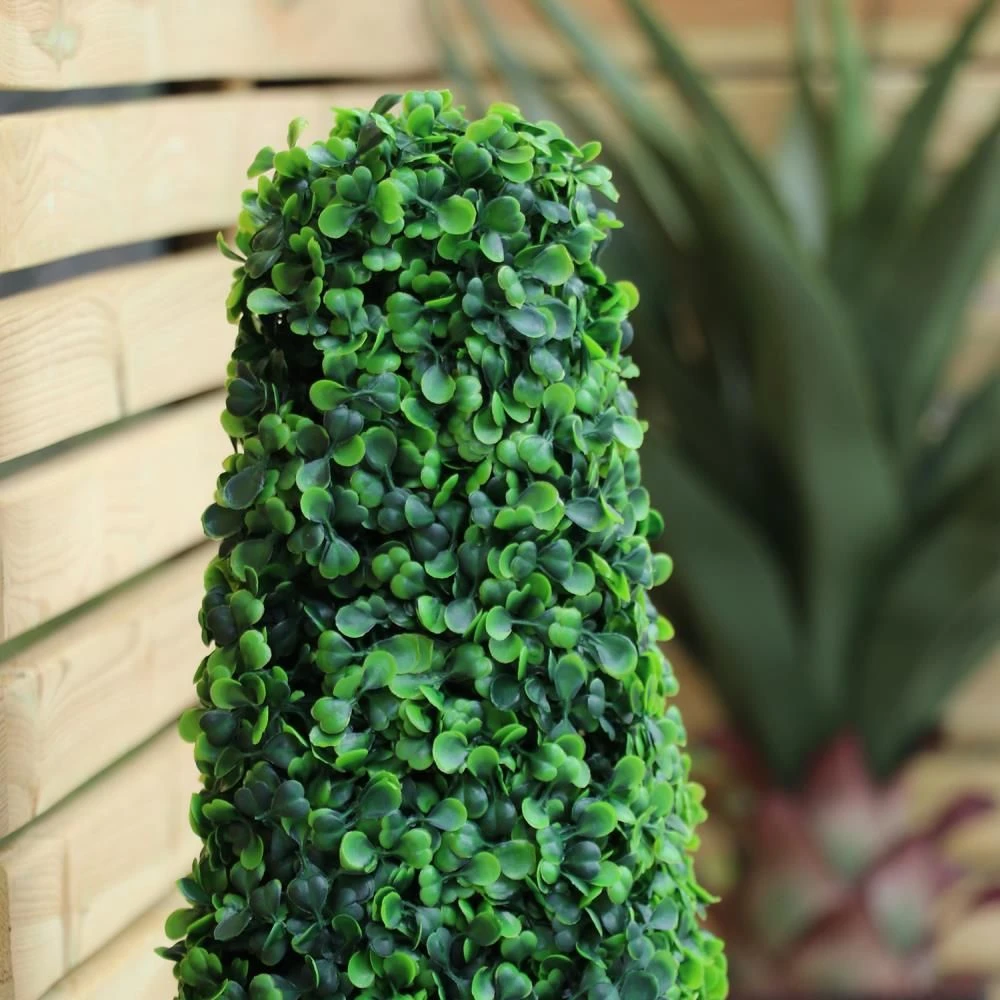 Woodside Topiary Obelisk Leaf Effect, Green 2ft Indoor Outdoor Decor (pack Of 2) - Image 5