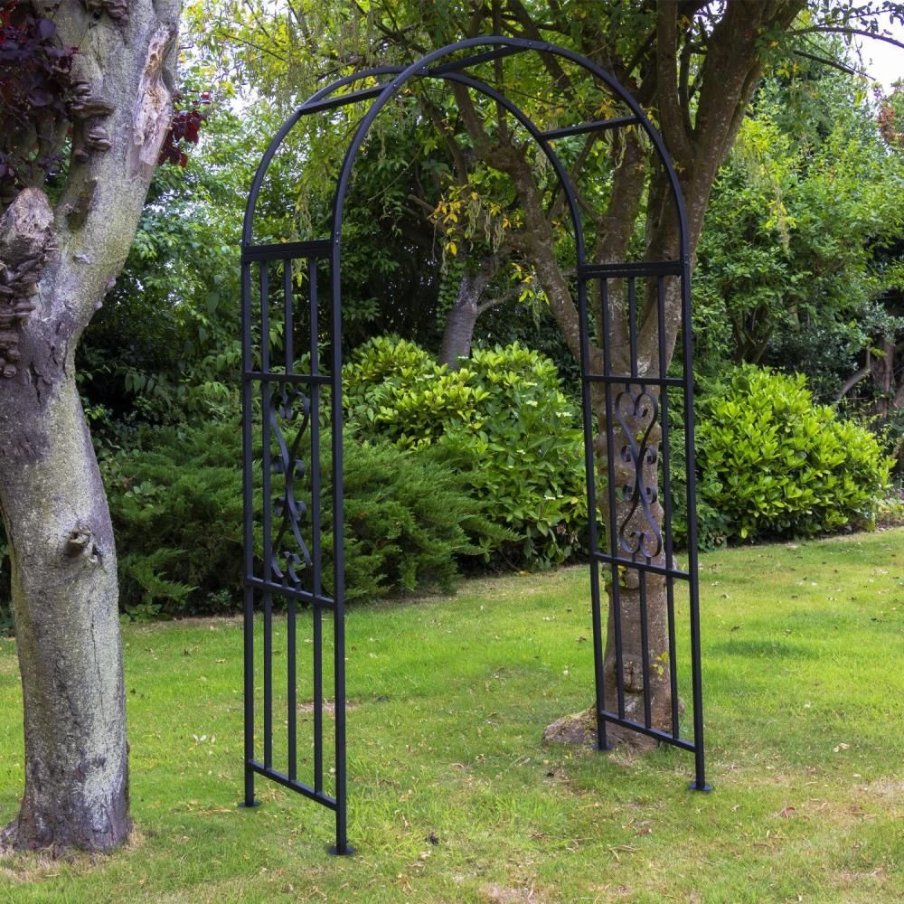 Woodside Ingworth Decorative Metal Garden Rose Arch - Image 2
