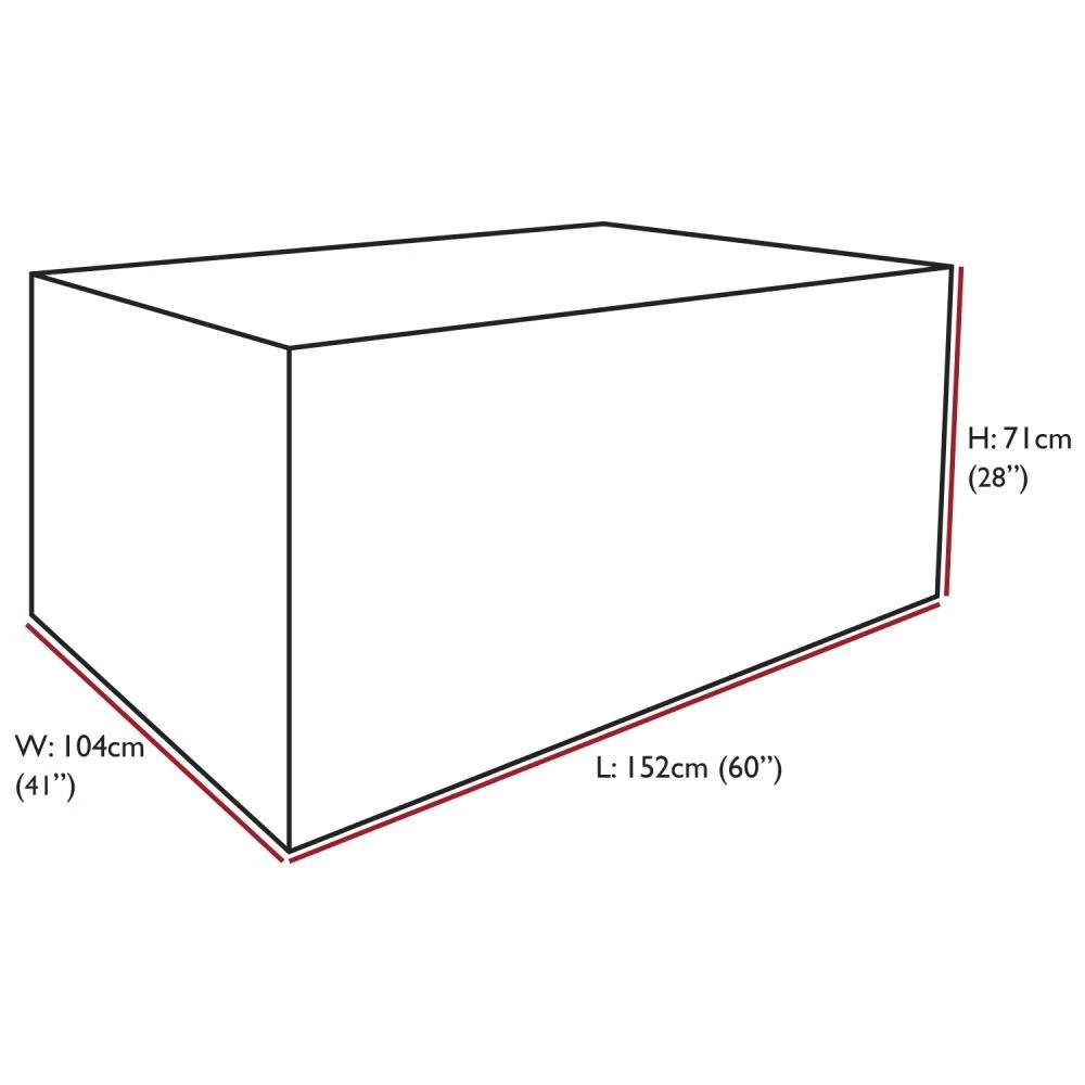 Oxbridge Small Table Waterproof Cover GREY - Image 3