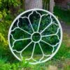 Woodside Upton Large Decorative Round Outdoor Garden Mirror, Diameter: 80cm