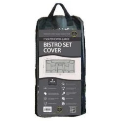 Garland 2 Seater Extra Large Bistro Set Cover Black