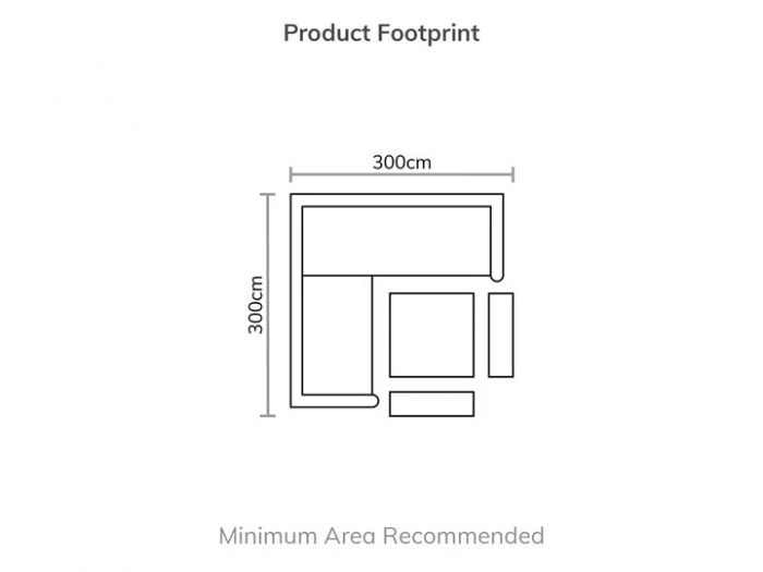 Bramblecrest Buckland Modular Sofa Set W Square Adj Table & 2 Benches - Image 5