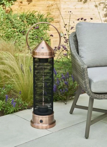Copper Electric Heater Lantern 84cm - Kettler - Image 2