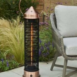 Copper Electric Heater Lantern 98cm - Kettler