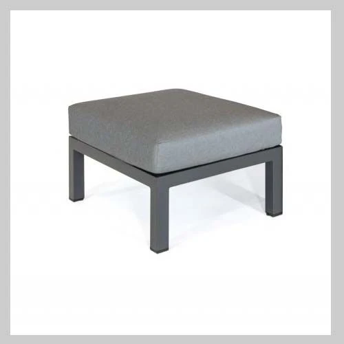Kettler Elba Single Footstool W Cushion Grey
