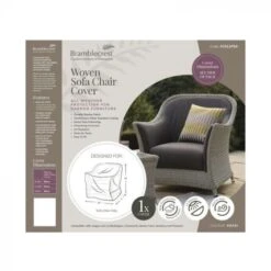 Bramblecrest Rattan Sofa Chair Cover - Chedworth/Monterey