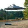 Bramblecrest Gloucester Grey Cantilever Parasol With Base And Cover
