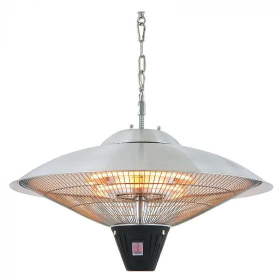 La Hacienda Hanging Halogen Heater - Silver - Image 3