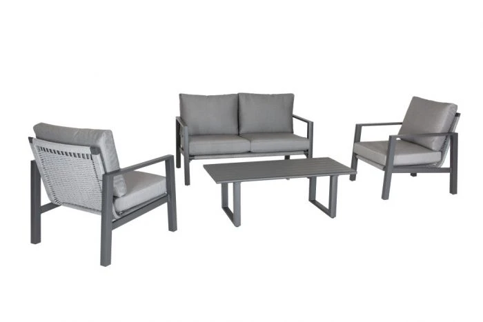 Kettler Larno 4 Seat Lounge Set W Coffee Table