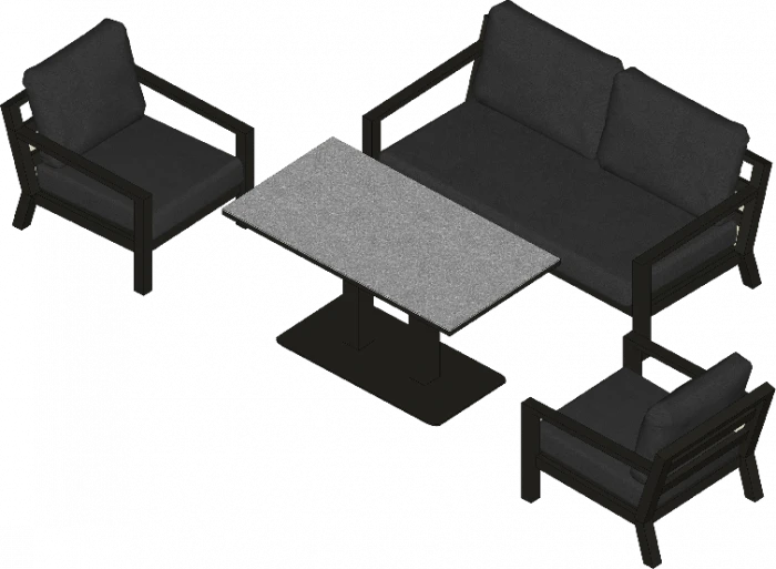 Norfolk Leisure - Timber Lounge Set - Image 9