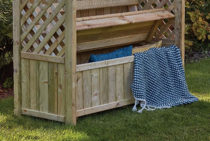 Woodshaw Tansley Seated Arbour - Image 3