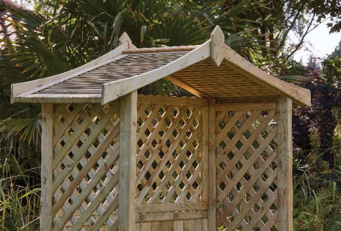 Woodshaw Tansley Seated Arbour - Image 4