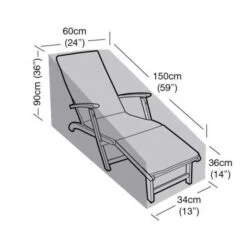 Garland Steamer Chair Cover Black