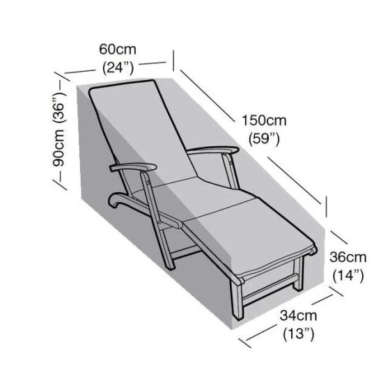 Garland Steamer Chair Cover Black