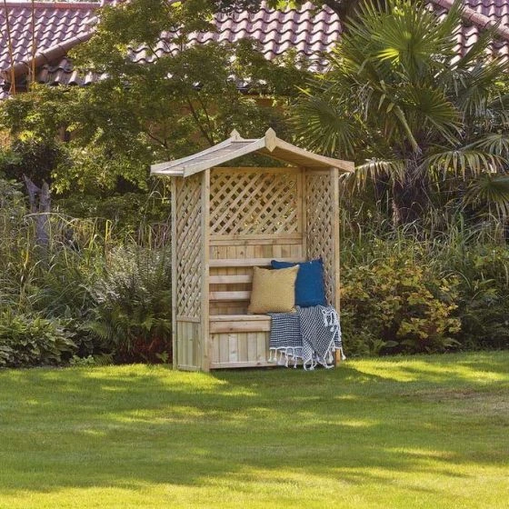 Woodshaw Tansley Seated Arbour - Image 5