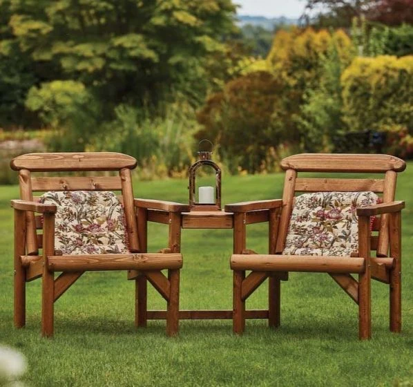 Woodshaw Thornton Rustic Alcove Seat - Image 2