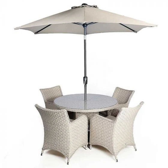 Supremo Turin 120cm Round 4 Seat Set - Image 2