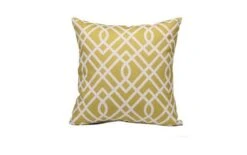 Bramblecrest Scatter Cushion Square Ochre Maze